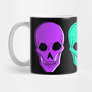 Spooky Skulls in Color Mug